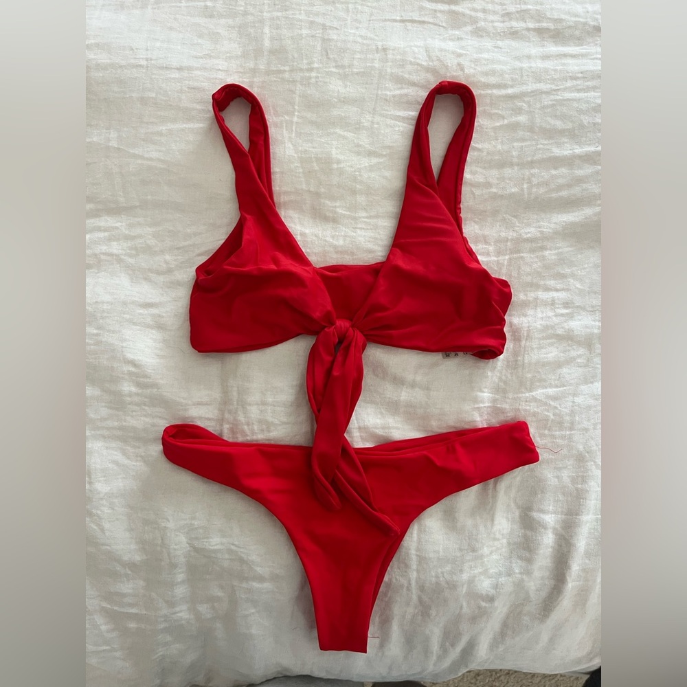 Red Women's Bikini